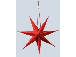Neu ❤️ Faltstern zum Hängen "Tradition" - D30 cm in rot ✨