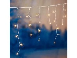 Budget ❤️ LED-Lichterkette Eisregen - 500 cm in weiß 🧨
