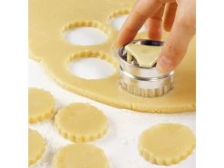 Auslauf ⭐ Zenker Ausstecher Linzeraugen X-Mas - 3 teilig in silberfarben ❤️