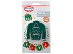Aktion 👏 Dr. Oetker Ausstecher Ugly 👍 Christmas Sweater - 3 teilig in silberfarben ✔️