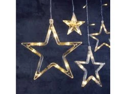 Beste Bewertungen von ❤️ LED-Sternenvorhang - 100 cm in transparent 🥰 -Weihnachtsdeki Verkaufe 6366657 0543548 2 23735965