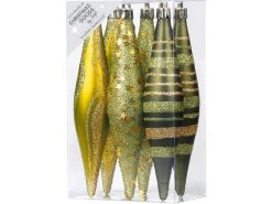 Coupon ✨ Kunststoff-Oliven - 6-teilig in grün ⭐