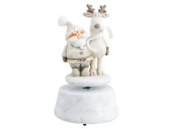 Beste Bewertungen von ⌛ Spieluhr Santa und Rentier "Natur" - 10/18 cm in beige 🧨