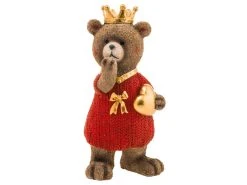 Brandneu 🧨 Bär Stehend "Tradition" - 8,5/17/8 cm in mehrfarbig ⭐