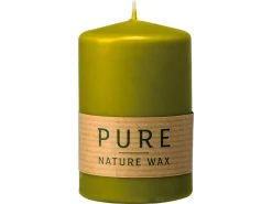 Bestes Angebot ⭐ Stumpenkerze Pure - 9/6 cm in grün ⭐
