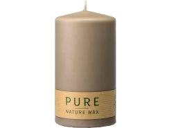 Bestpreis 😀 Stumpenkerze Pure - 13/7 cm in weiß ✨