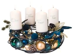 Blitzangebot ⭐ Adventkranz "Black & White" - D35 cm in schwarz 🎁 -Weihnachtsdeki Verkaufe 6516161 0567466 24204464