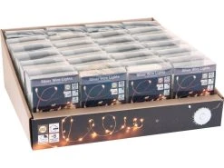 Auslauf 😀 LED-Microlichterkette - 395 cm in transparent 🎁