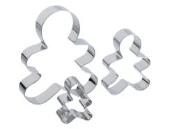 Brandneu 😀 Dr. Oetker Ausstecher Lebkuchenmann - 3er Set in silberfarben ✔️ -Weihnachtsdeki Verkaufe 6523924 0568988 2 20370938