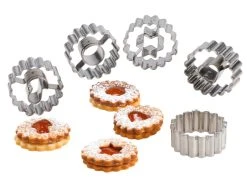 Rabatt ⌛ Dr. Oetker Ausstecher Linzer - 5 teilig in silberfarben ⭐