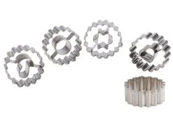 Rabatt ⌛ Dr. Oetker Ausstecher Linzer - 5 teilig in silberfarben ⭐ -Weihnachtsdeki Verkaufe 6523931 0568991 2 22161393