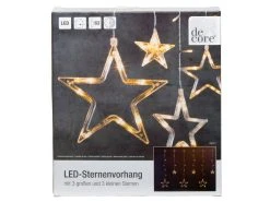 Beste Bewertungen von ❤️ LED-Sternenvorhang - 100 cm in transparent 🥰 -Weihnachtsdeki Verkaufe 6540811 0574194 2 23735965