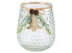 Coupon ❤️ Kerzenglas "Natur" - 11/14 cm in transparent ⭐