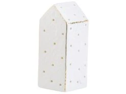 Neu 🌟 LED-Dekohaus "Klassik" - 6,8/16/7,1 cm in weiß ✨