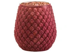 Großhandel ✨ Casa Nova Kerzenglas "Klassik" - 15/19,2 cm in rot 🥰