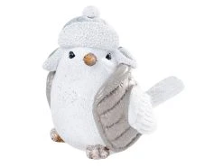 Budget ❤️ Dekovogel "Natur" - 22/20,5/14 cm in beige 🔔