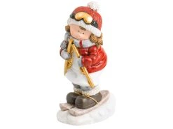 Rabatt ✨ Dekopuppe mit Skibrille "Tradition" - 11,5x/20,5/8,5 cm in mehrfarbig 💯