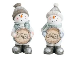 Rabatt 👍 Schneemann "Silber" - 10,5/23/10,5 cm in mehrfarbig 🎉 -Weihnachtsdeki Verkaufe 6677608 0597517 3 24459944