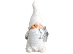 Besorgen ⌛ LED-Outdoorfigur Santa "Silber" - 22/47/19 cm in weiß ⭐