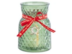 Schlussverkauf 😉 Kerzenglas "Tradition" - 10/13,5 cm in grün ❤️