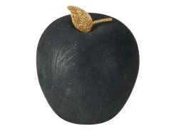 Besorgen ✔️ Dekoapfel "Black & White" - D10 cm in schwarz ⭐