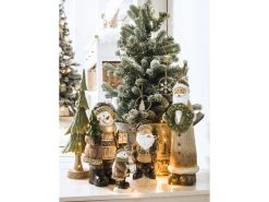 Großhandel 😉 LED Schneemann "Natur" - 9,5/17,5/9,5 cm in mehrfarbig ✔️ -Weihnachtsdeki Verkaufe 6750675 0603940 24459275 1