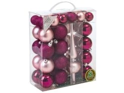 Beste Bewertungen von ✔️ Christbaumschmuck - 47-teilig in violett ⌛