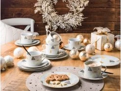 Aktion ⌛ Vivre Kaffeeset Weihnachten - 18 teilig in mehrfarbig ❤️