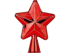 Billig 🛒 Sternspitze Glas - D17 cm in rot ❤️