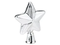 Bestes Angebot ✔️ Sternspitze Glas - D17 cm in silberfarben ✔️