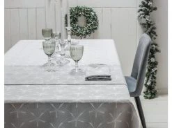 Coupon ⭐ Decore Stoffserviette X-Mas Silber - 45x45 cm in silberfarben 👍 -Weihnachtsdeki Verkaufe 6774016 0609395 1 24579560