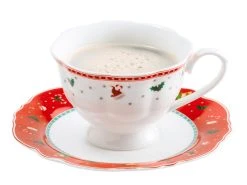 Coupon 🛒 Casa Nova Kaffeetasse inkl. Untertasse "Bell" in mehrfarbig 🧨