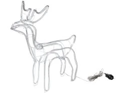 Budget 😀 LED-Rentier - 57/62/28 cm in weiß ⌛