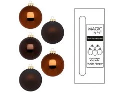 Auslauf 🔥 Glaskugeln 20-teilig - D6 cm in rot 🌟