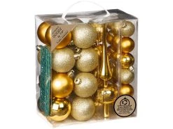 Top 10 ⭐ Christbaumschmuck - 39-teilig in goldfarben ⌛