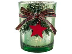 Billig 🎉 Kerzenglas "Tradition" - 10/12,5 cm in grün 😉 -Weihnachtsdeki Verkaufe 6843599 0634425 24467319
