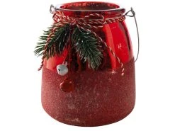 Brandneu ✨ Kerzenglas "Tradition" - 11,5/13 cm in rot ❤️ -Weihnachtsdeki Verkaufe 6843601 0634427 24468458