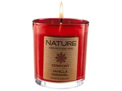 Auslauf 👍 Duftkerze im Glas "Tradition" - 7/8 cm in rot 😀