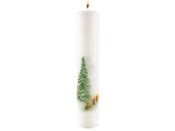 Billig 🎁 Adventkerze 1-24 "Tradition" - 5/25 cm in weiß 🛒