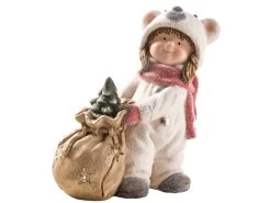 Am billigsten 🌟 LED-Outdoorfigur "Tradition" - 35/38/18 cm in weiß ⌛