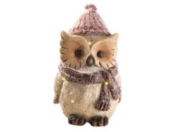 Angebote 👍 Outdoorfigur LED-Eule "Tradition" - 38 cm in braun 🤩