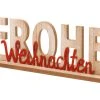 Brandneu 🔥 Schriftzug Frohe Weihnachten "Tradition" - 30/11,5 cm in hellbraun ⭐