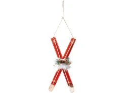 Bestes Angebot ⭐ Hänger Schi "Traditon" - 32 cm in rot 🔥