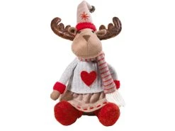 Bester Verkauf 🥰 Rentier "Tradition" - 26/35 cm in rot ✨