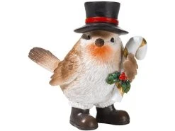 Blitzangebot ✨ Vogel mit Zylinder "Tradition" - 13,5 cm in braun 👏