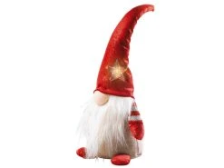 Großhandel ✨ Wichtel mit LED-Stern "Tradition" - 56 cm in rot 💯