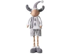 Brandneu ✔️ Rentier Boris "Silber" - 36/126 cm in weiß ⌛