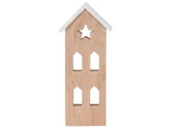 Billig 👍 Dekohaus "Silber" - 18 cm in weiß ⭐