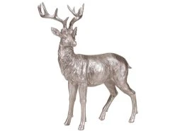 Brandneu 😀 Rentier "Silber" - 36/46 cm in grau ⌛