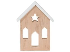 Bestes Angebot ⭐ Dekohaus "Silber" - 12 cm in weiß 🌟